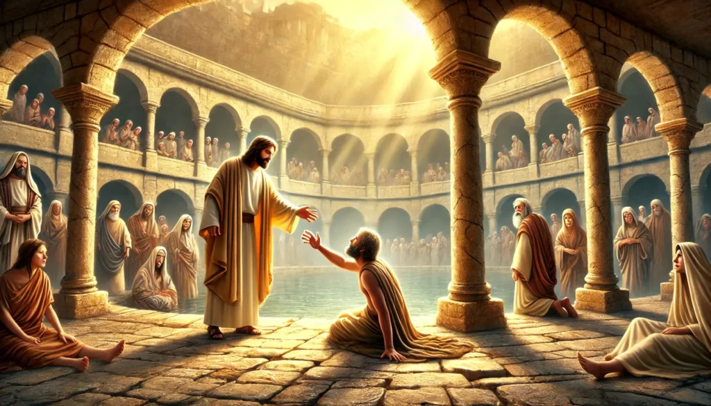 The Healing at the Pool of Bethesda